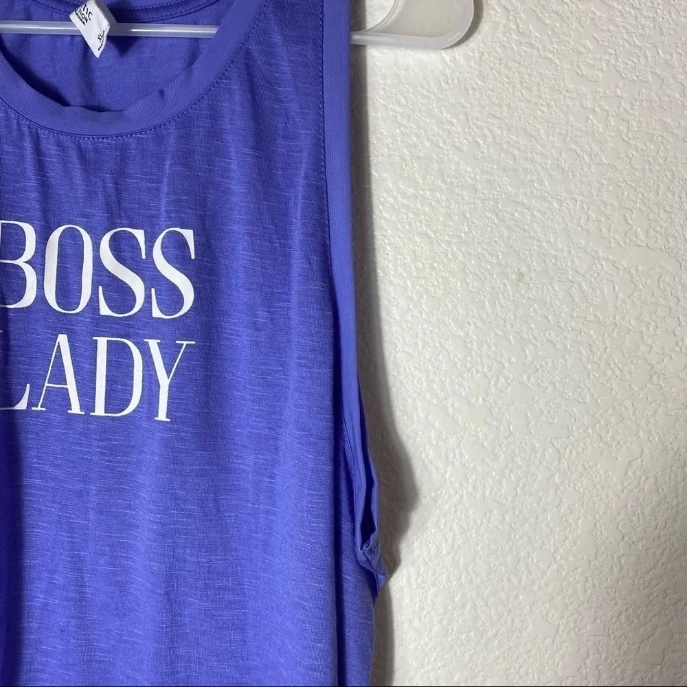Athletic Collection "Boss Lady" PurpleTank Top Size: XL - Picture 4 of 6